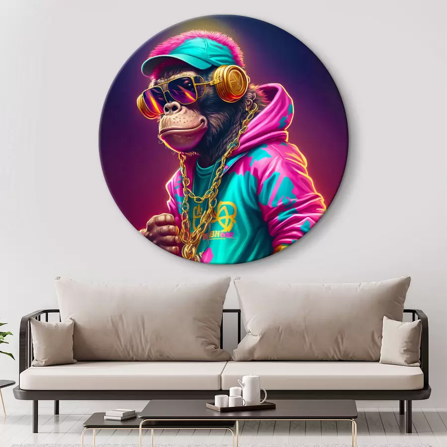 murales de pared Púrpura, cuidado de la vista y manguito r34891