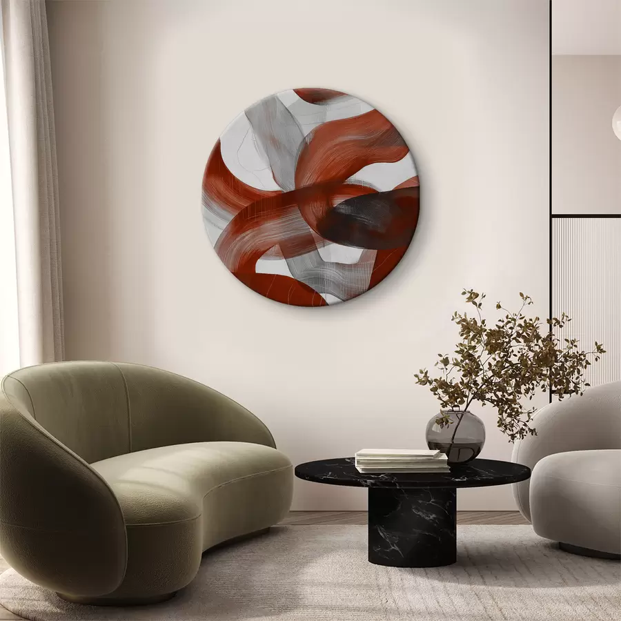 murales de pared Abstracción de pintura rayada r40247