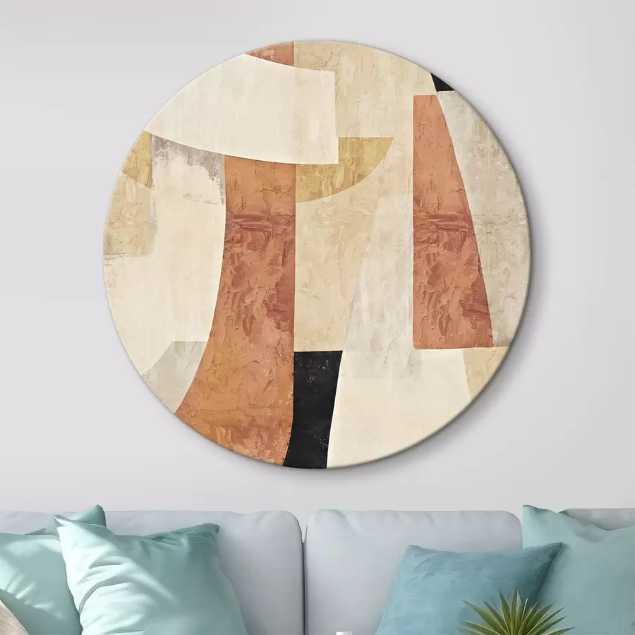 murales de pared Abstracción geométrica texturizada r37284