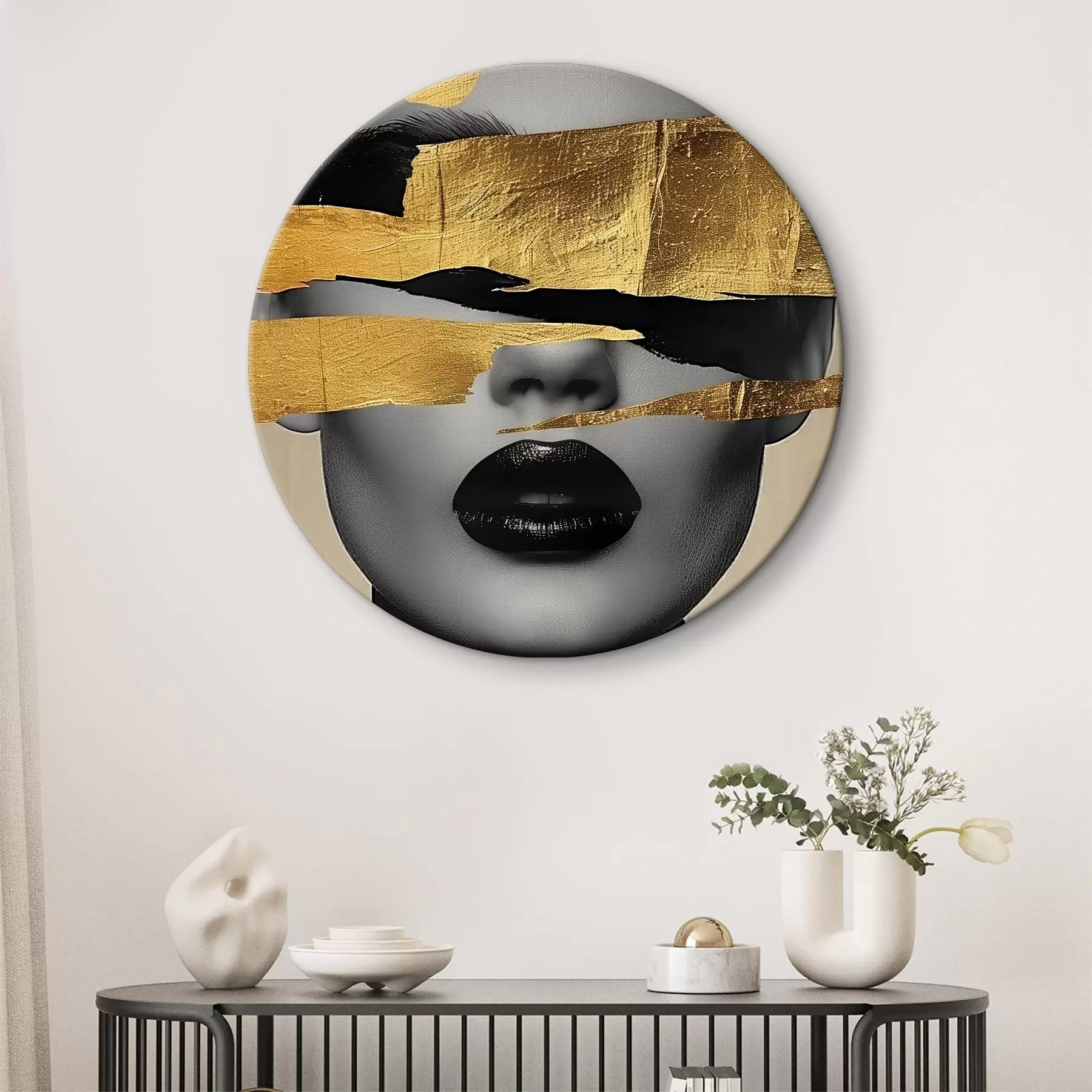 murales de pared La cara de una niña r39875