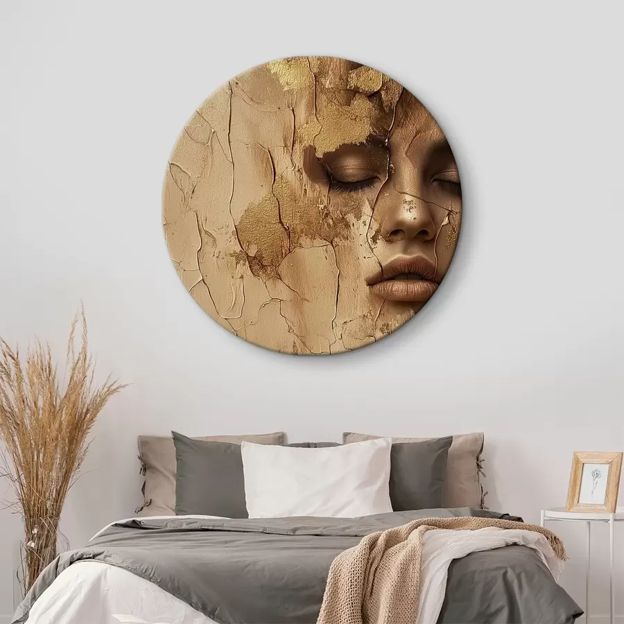 murales de pared La cara de una niña r39997