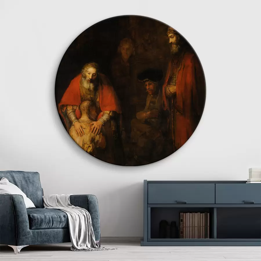 murales de pared El regreso del hijo pródigo, Rembrandt r16099