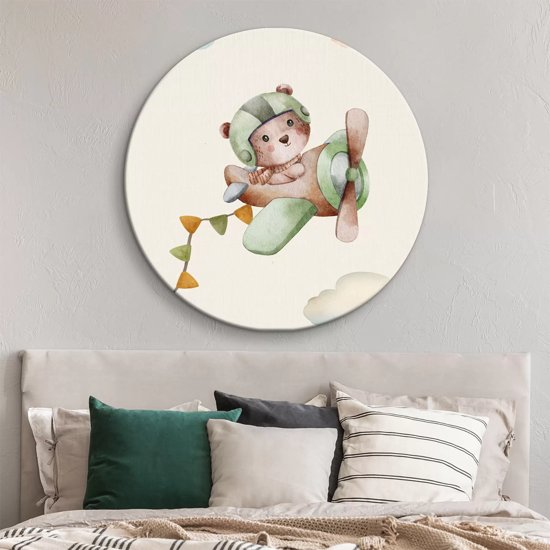 murales de pared El robo de un osito de peluche de un botiquín r37916