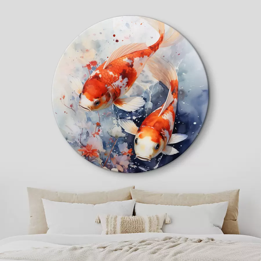 murales de pared Agua, líquido y koi r34245