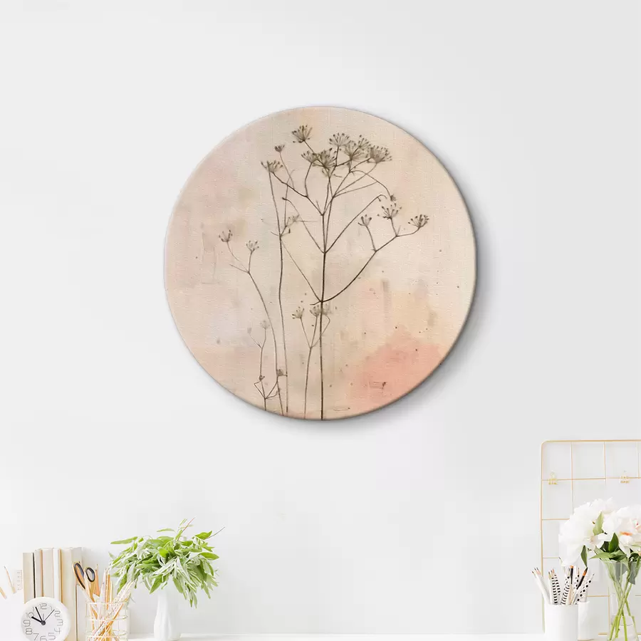 murales de pared Flores silvestres minimalismo r40116