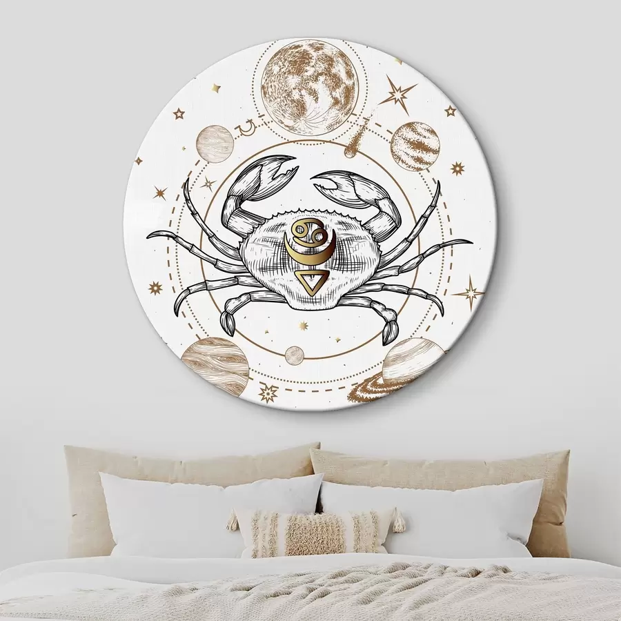 murales de pared Signo zodiacal Cáncer r36197