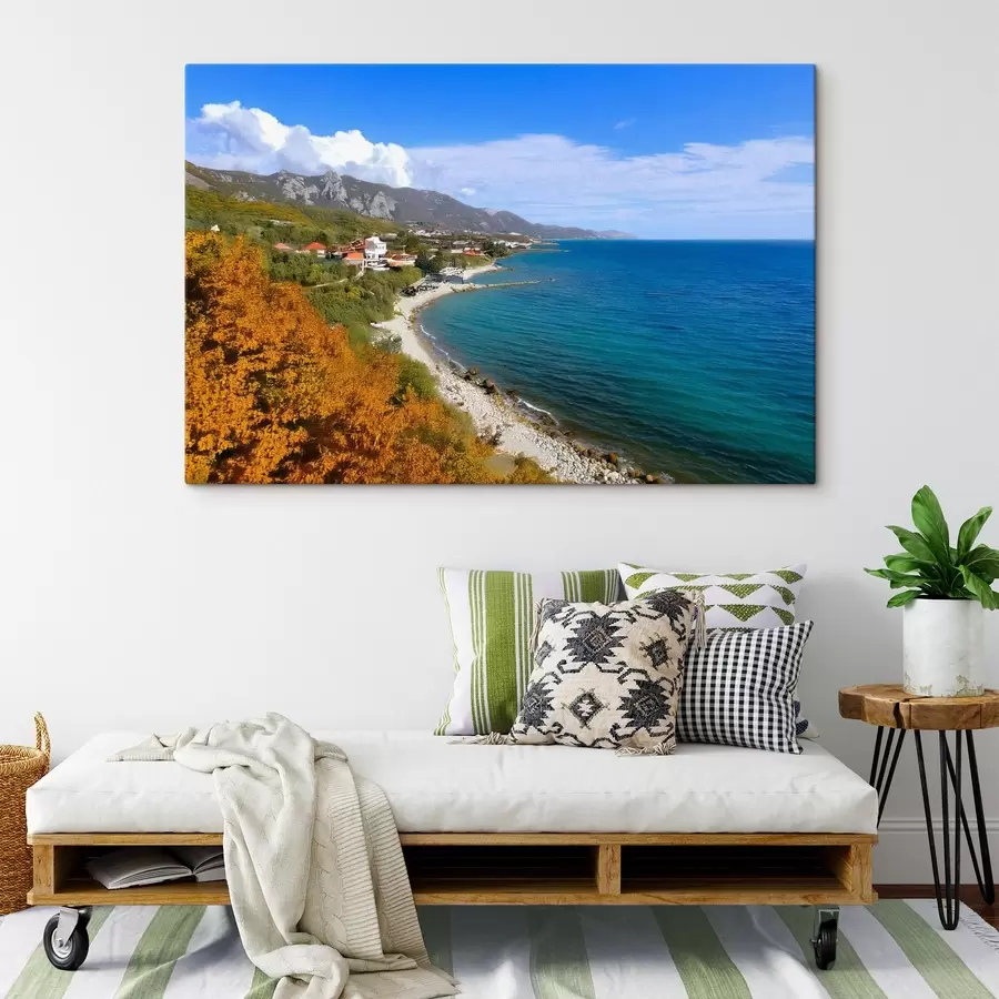 murales de pared la costa en otoño s41994