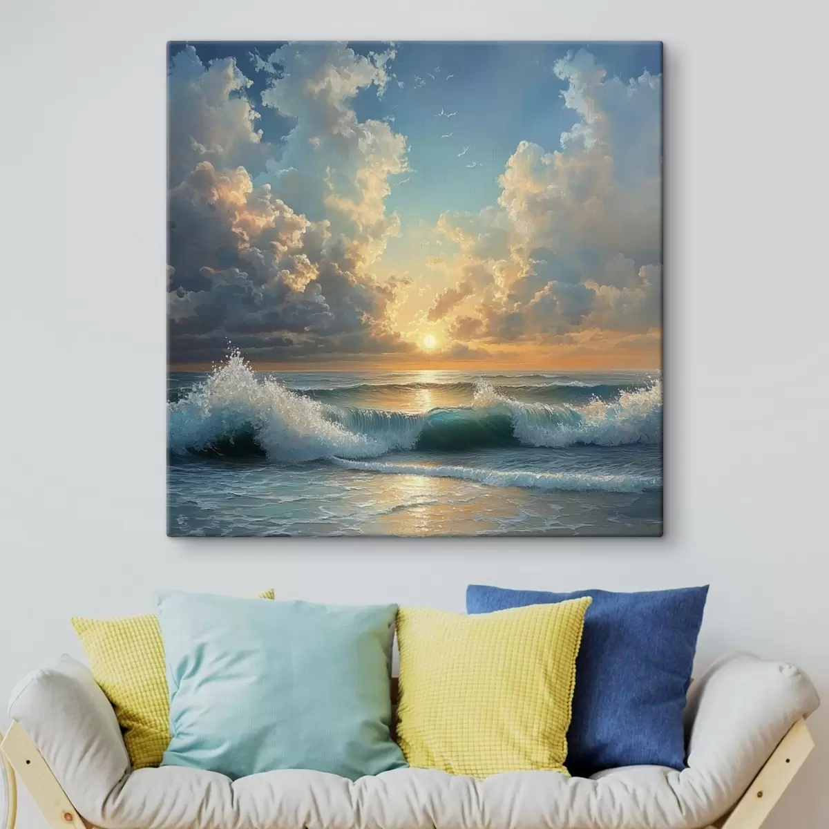 murales de pared mar al amanecer s42025