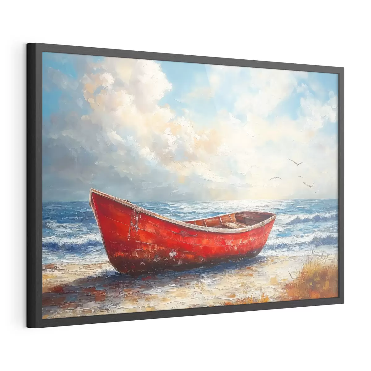 Poster La barca roja espera f42009