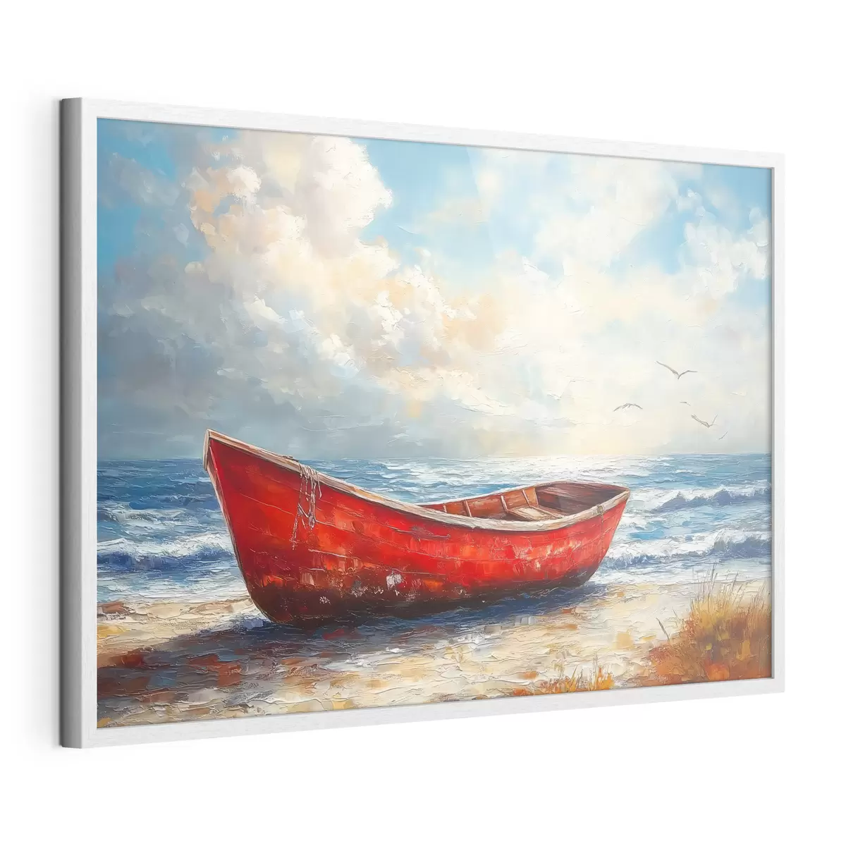 Poster La barca roja espera f42009