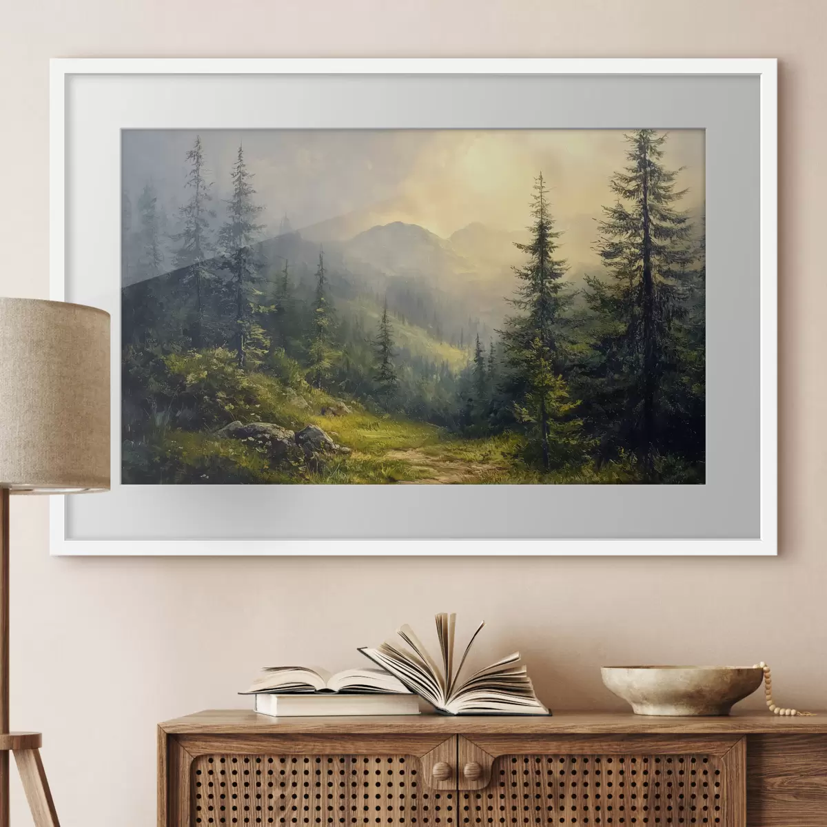 Poster Valle boscoso f42019