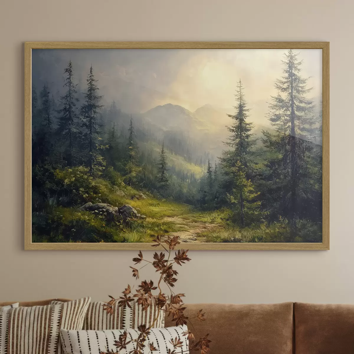 Poster Valle boscoso f42019