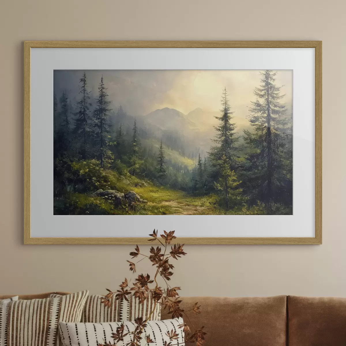 Poster Valle boscoso f42019
