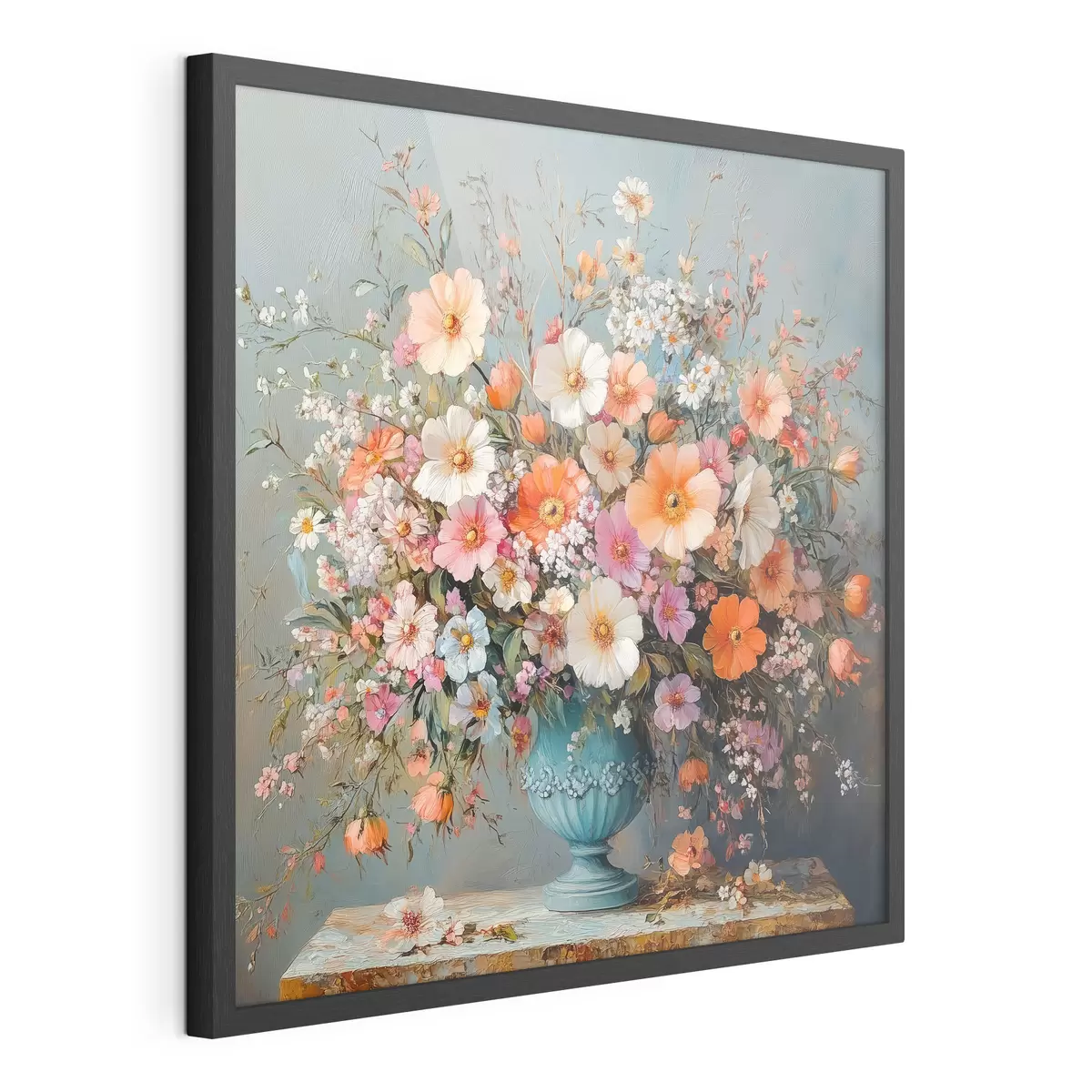 Poster flores silvestres brillantes en un jarrón f42022