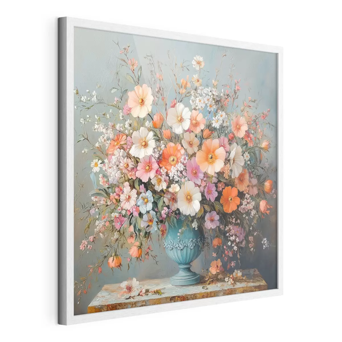 Poster flores silvestres brillantes en un jarrón f42022