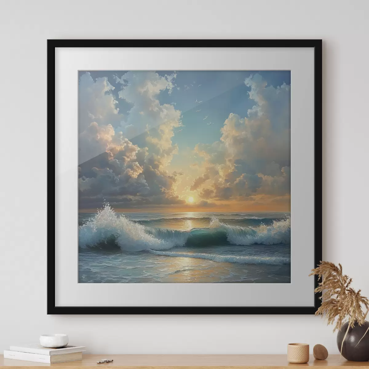 Poster mar al amanecer f42025