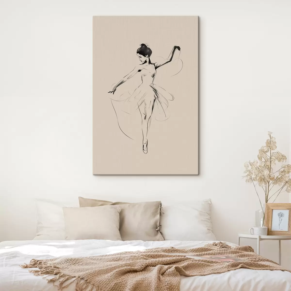 murales de pared Chica bailando minimalismo s42029