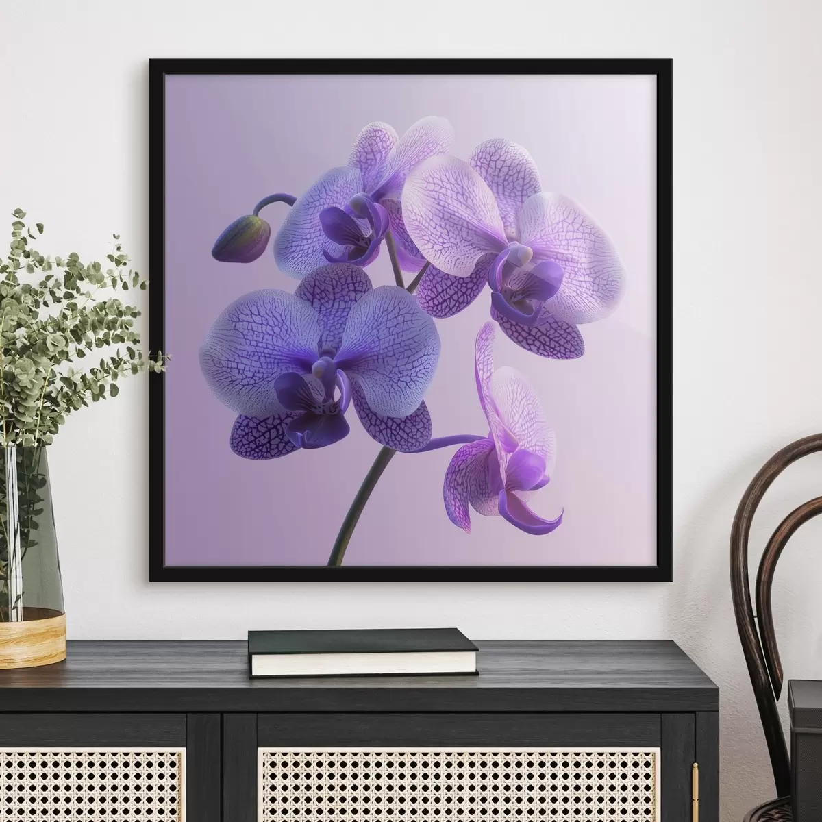 Poster Una orquídea púrpura f41978