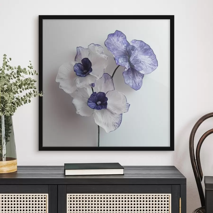 murales de pared Lujosas orquídeas en una rama f42044