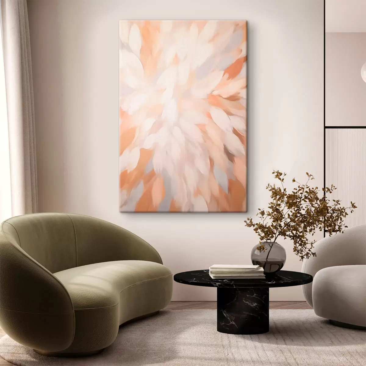 murales de pared Hojas abstractas s41794