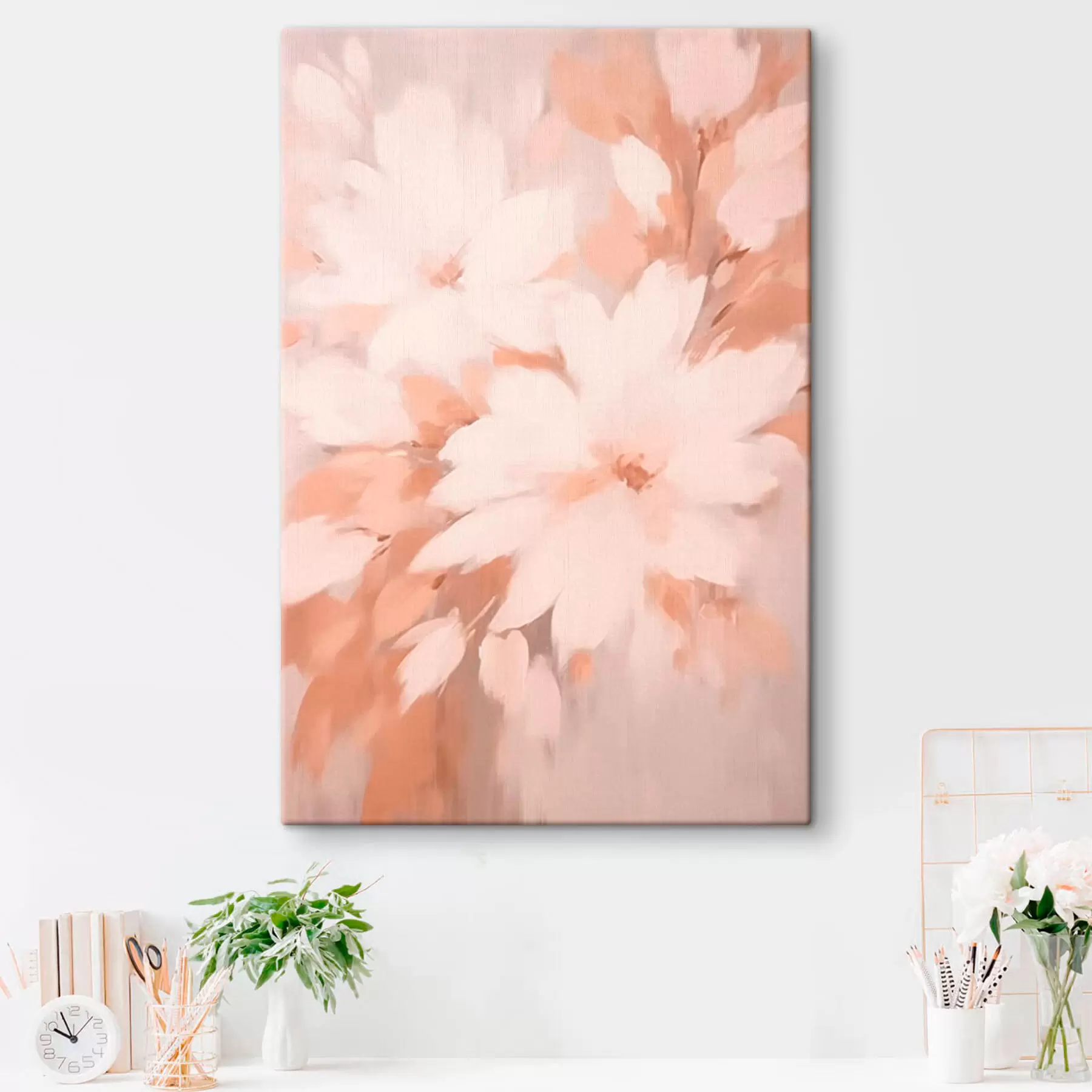 murales de pared flores abstractas s41795