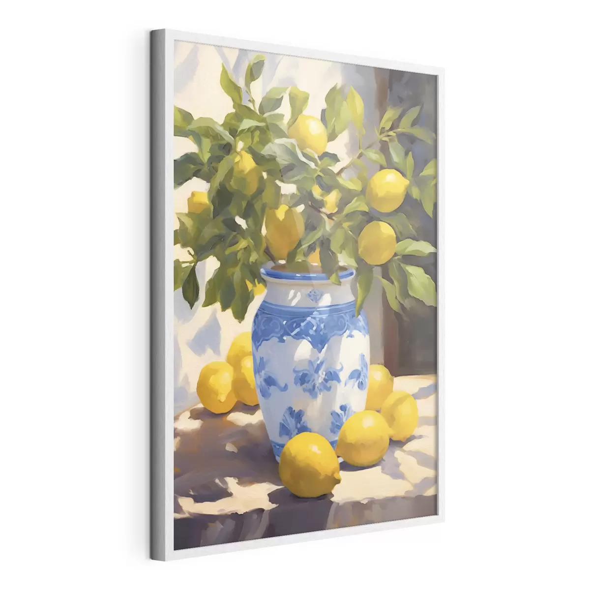 Poster Jarrón y limones f41790
