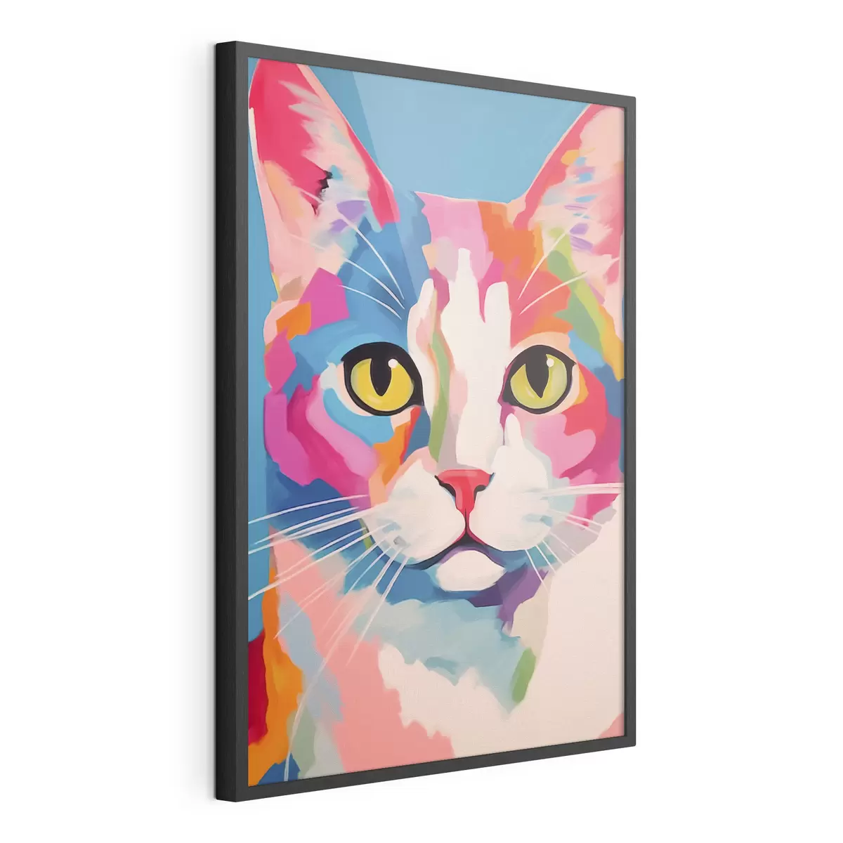 Poster Gato de colores f41793