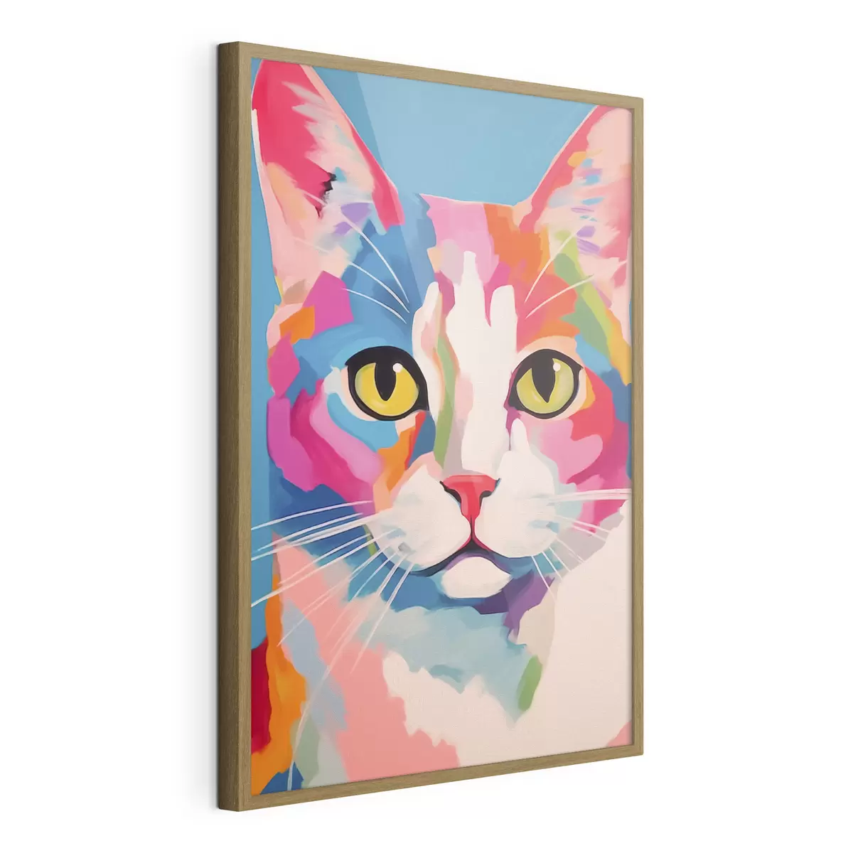 Poster Gato de colores f41793