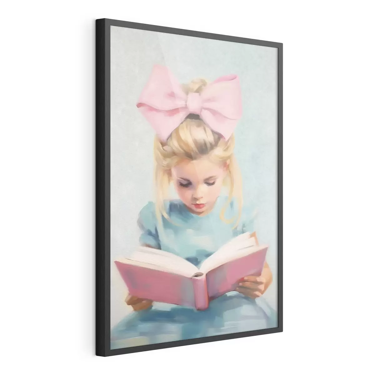 Poster Niña y libro f41800
