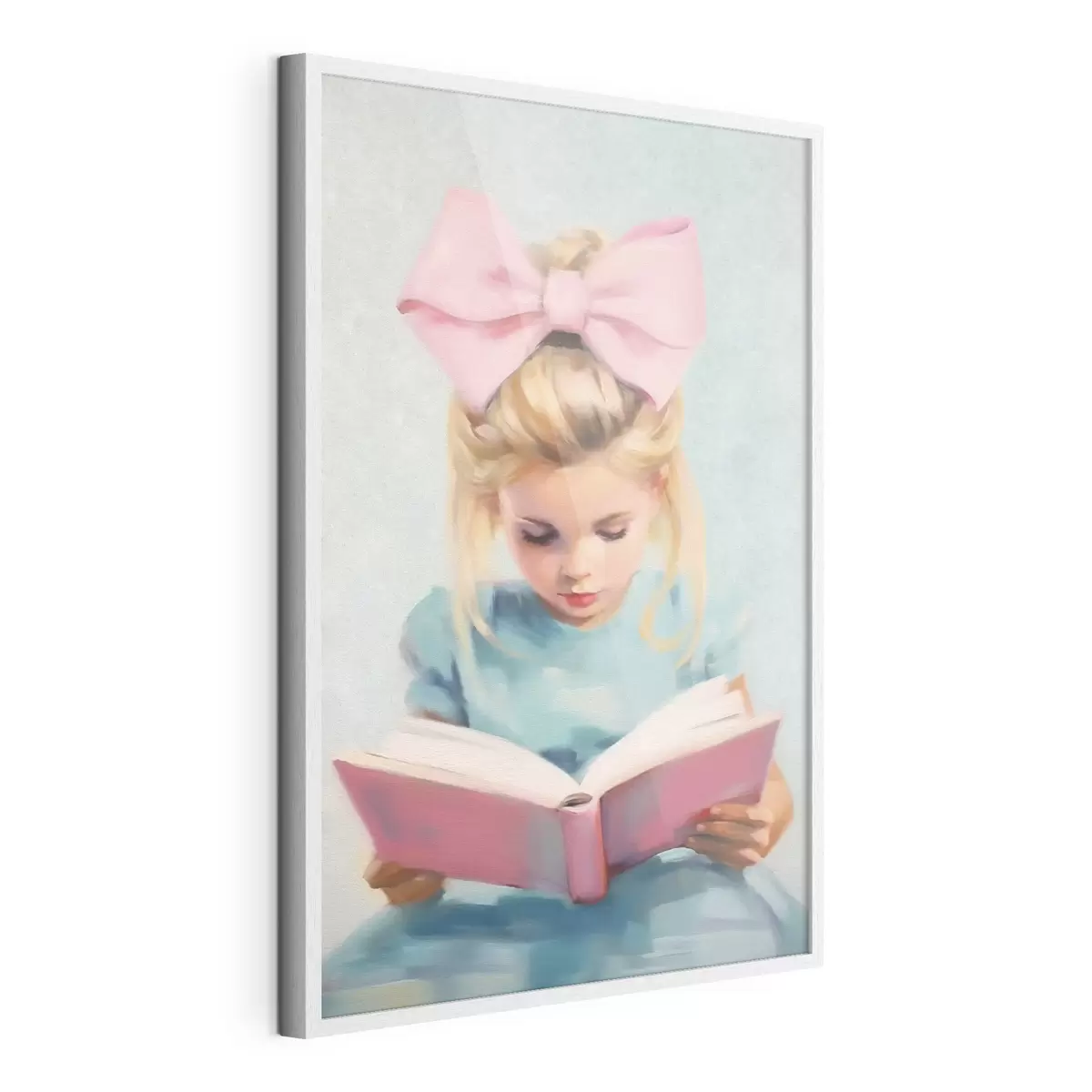 Poster Niña y libro f41800