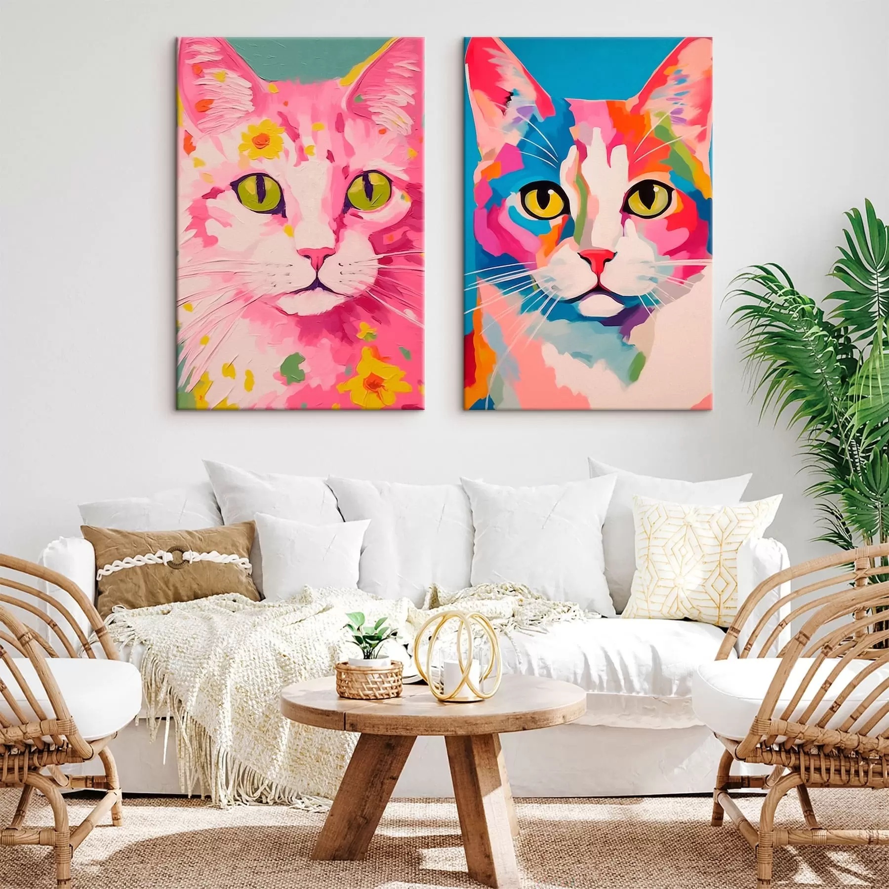 murales de pared Gatos m00392