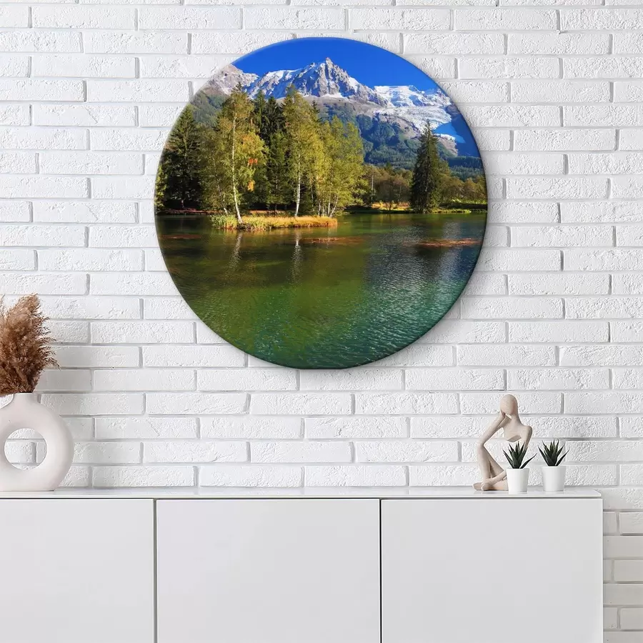 murales de pared Agua, cielo y montaña r08443