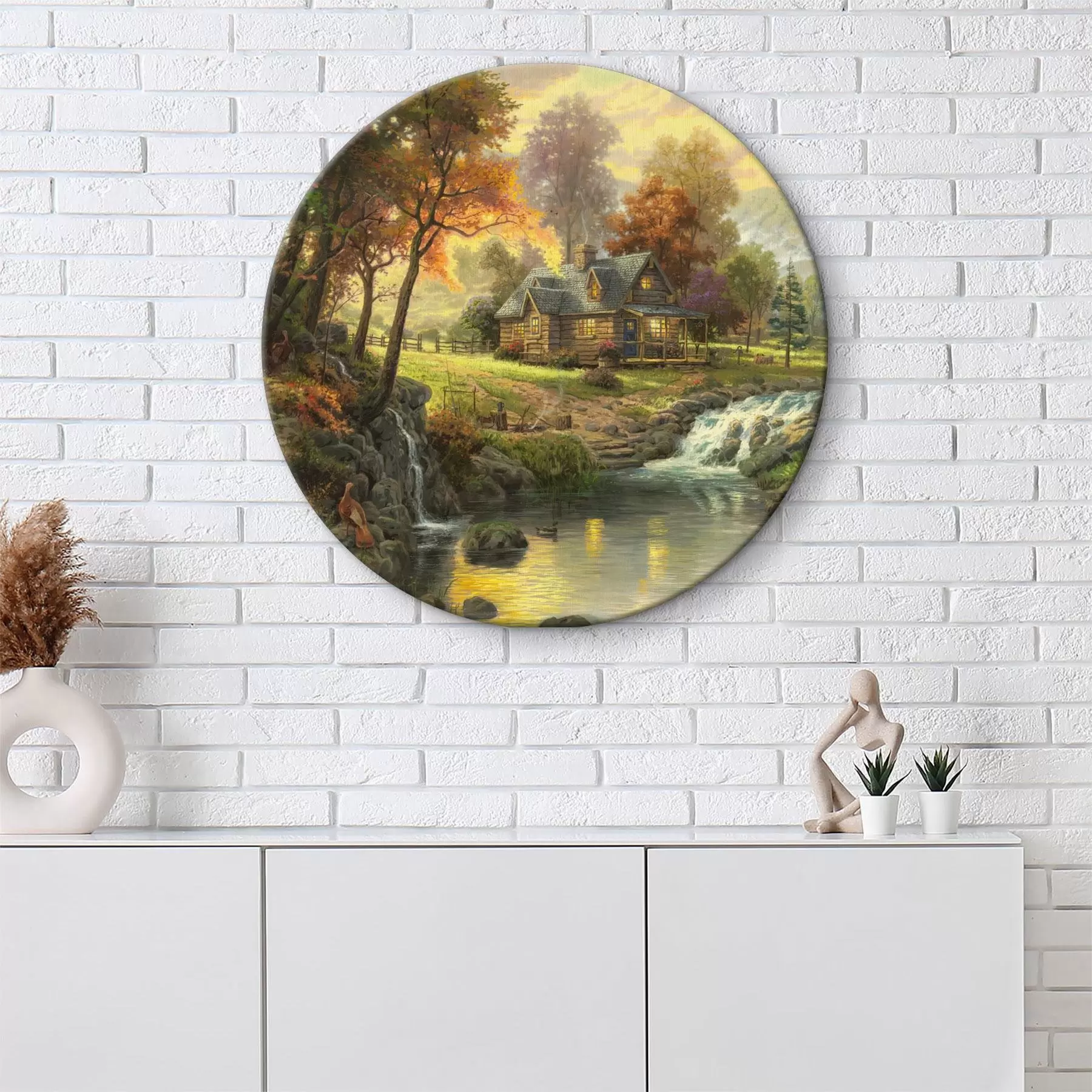 murales de pared Agua, plantas y paisaje natural r15161