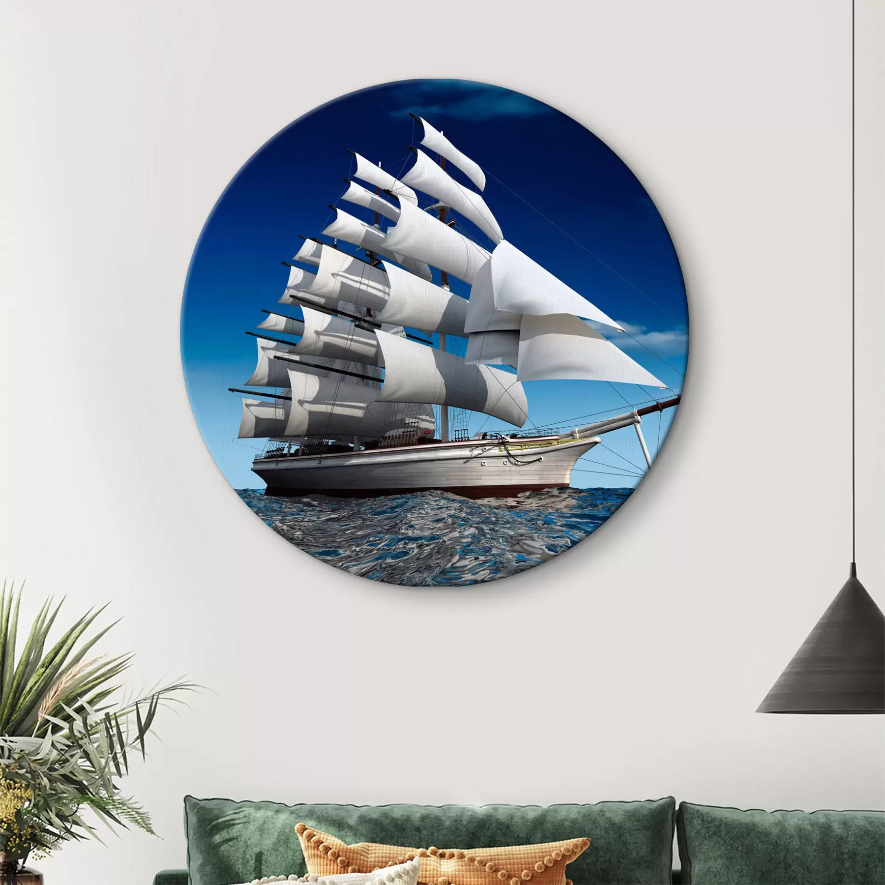 murales de pared Agua, barco y cielo r18347