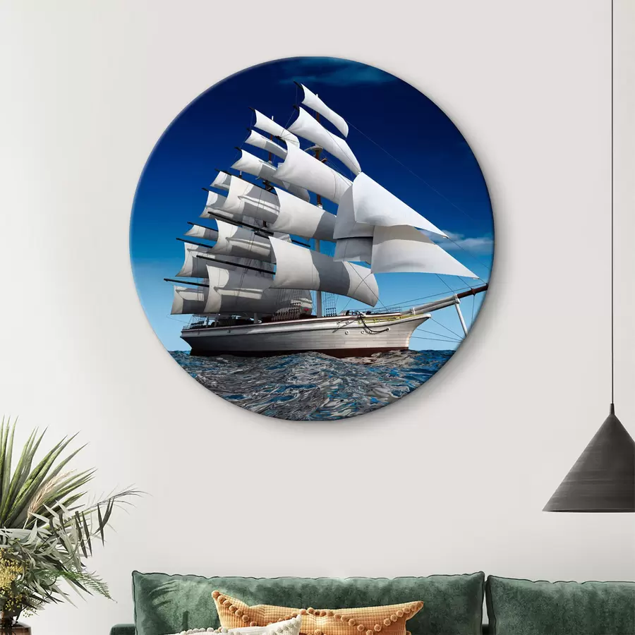 murales de pared Agua, barco y cielo r18347