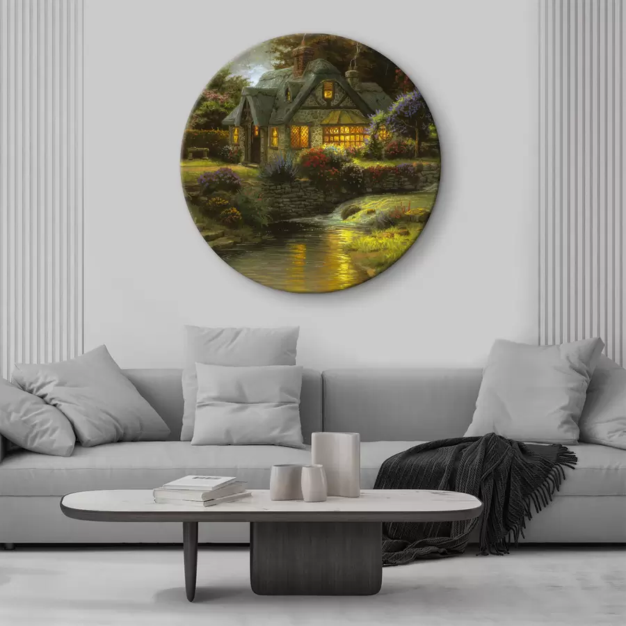 murales de pared Planta, ventana y agua r19095