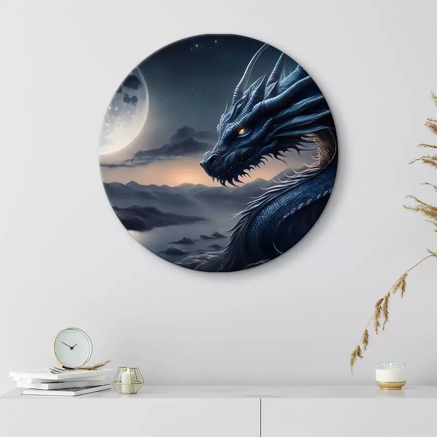 murales de pared Luz, luna y mandíbula r32612