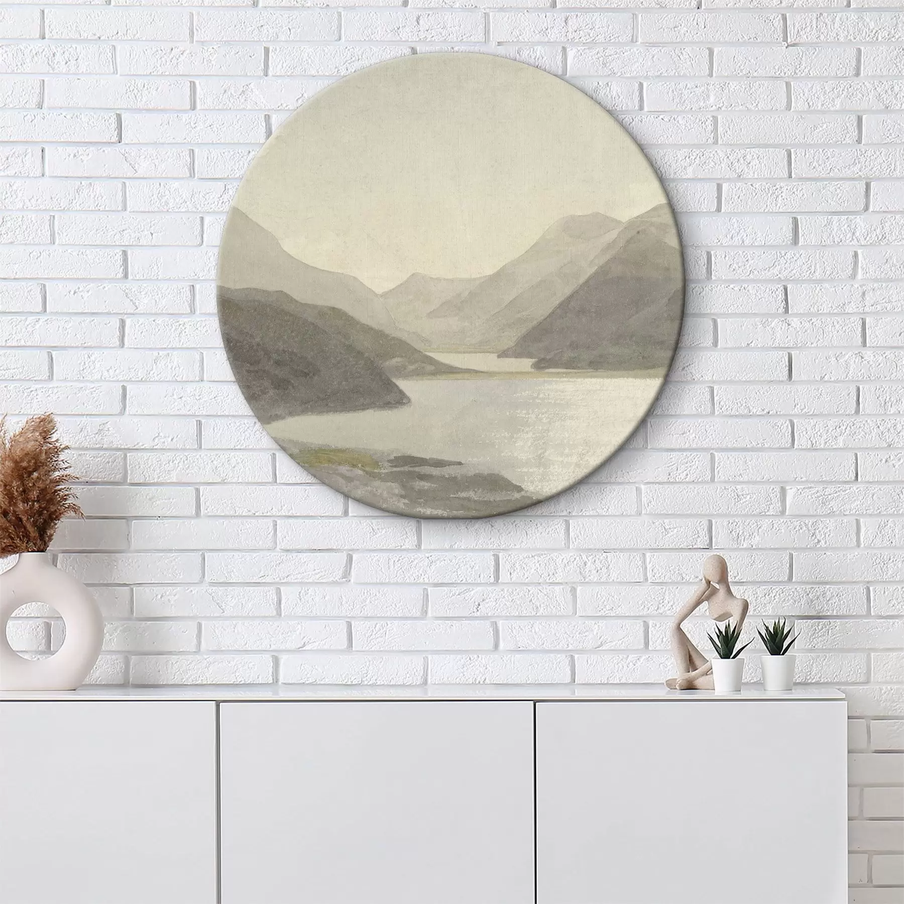 murales de pared Agua, cielo y montaña r32629