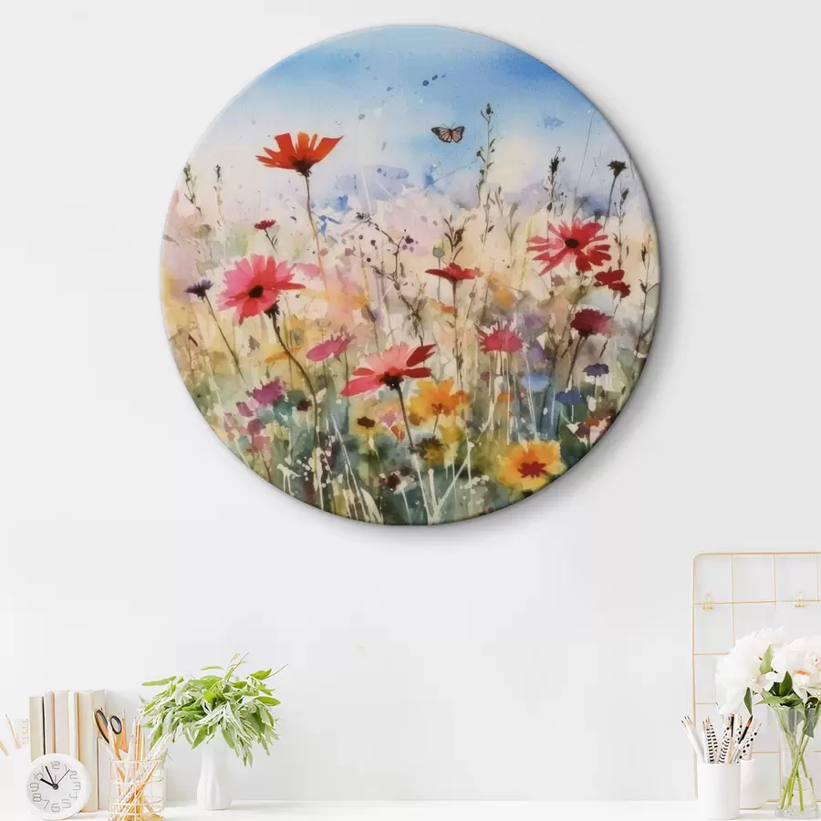 murales de pared Flor, cielo y planta r33668