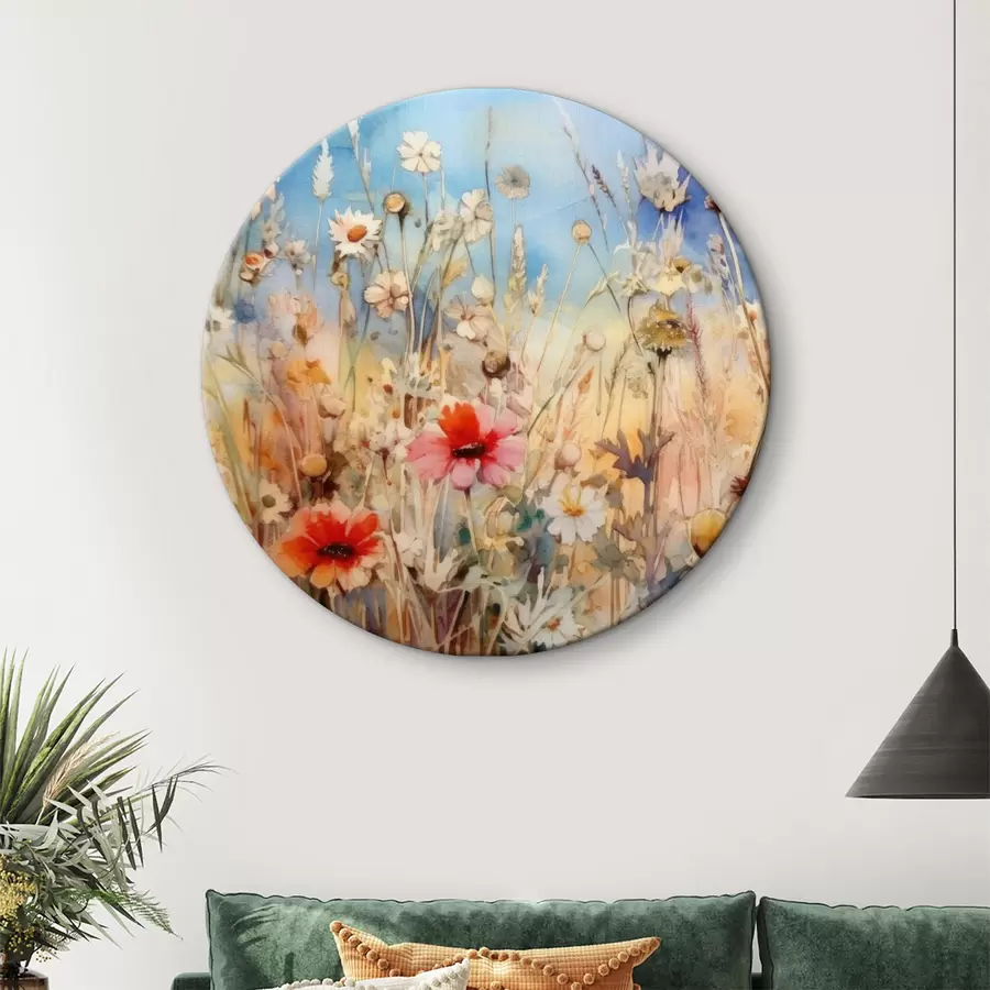 murales de pared Flor, nube y cielo r33669