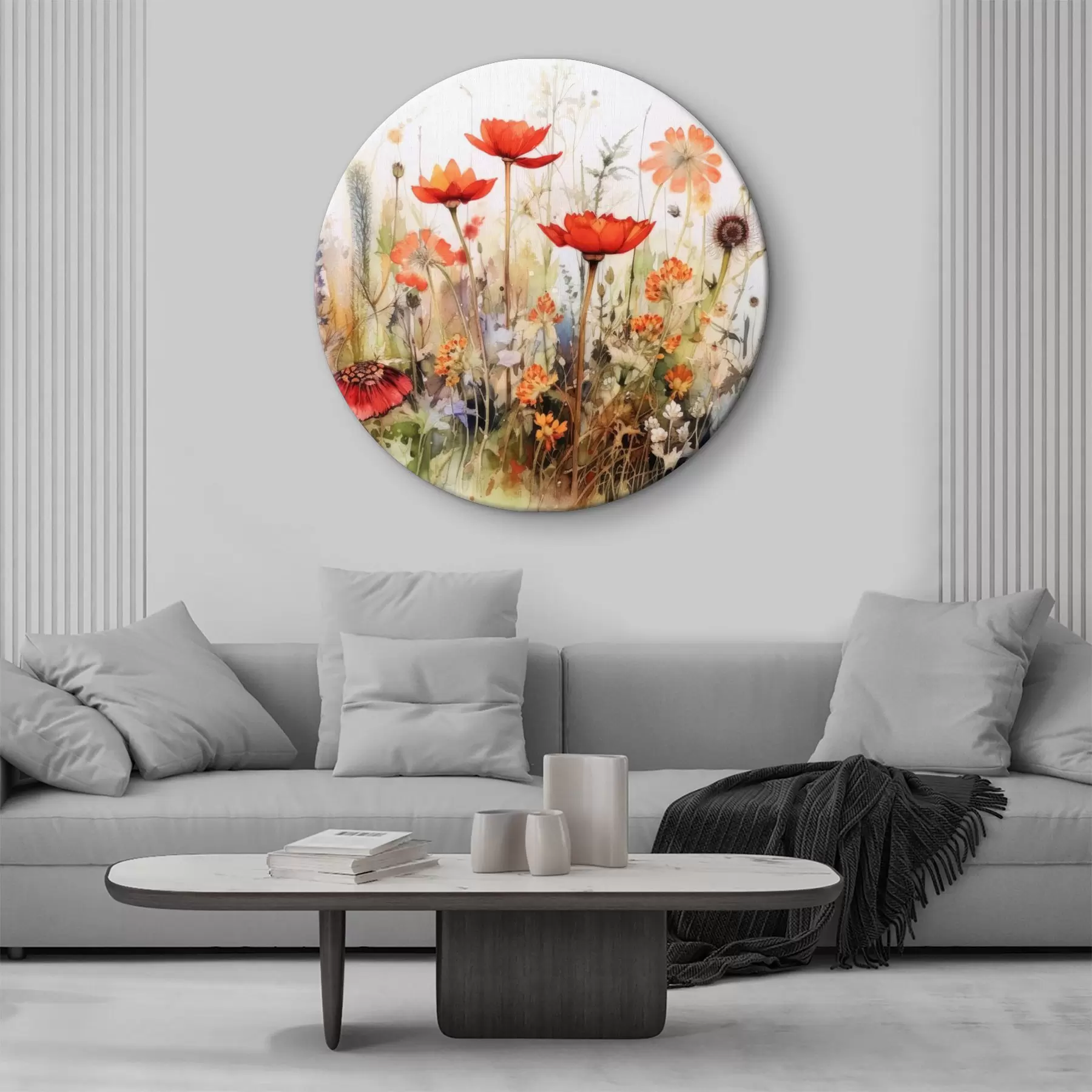 murales de pared Flor, planta y pintura r33675