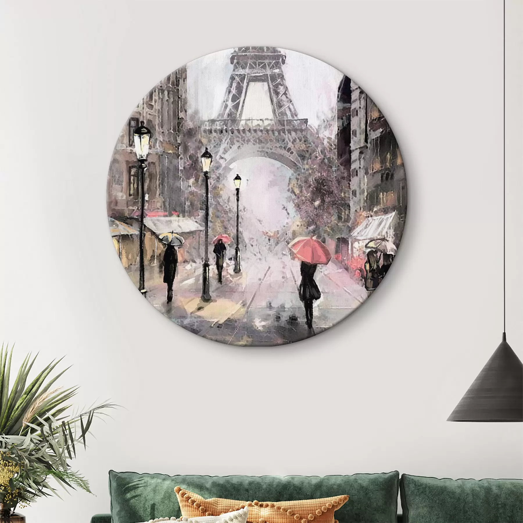 murales de pared Edificio, planta y pintura r33719