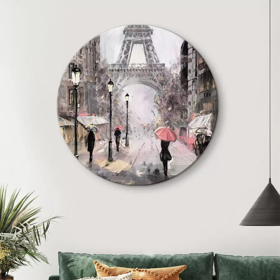 murales de pared Edificio, planta y pintura r33719