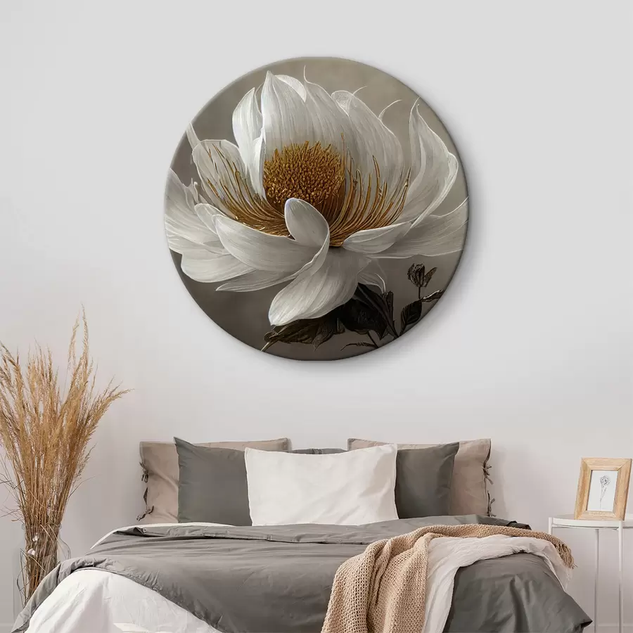 murales de pared Elegante floración bajo una luz serena r35725