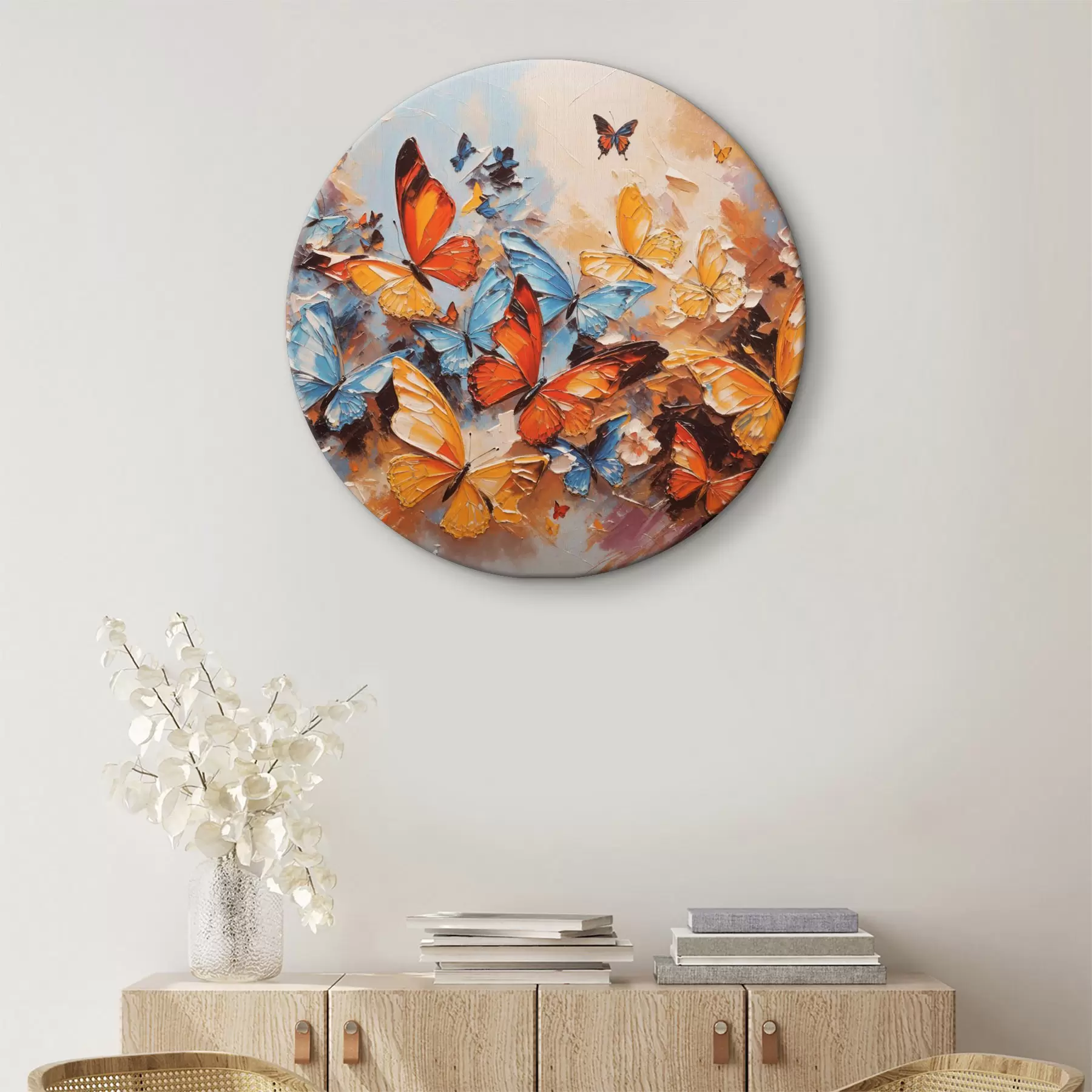 murales de pared Resumen de mariposas r35824