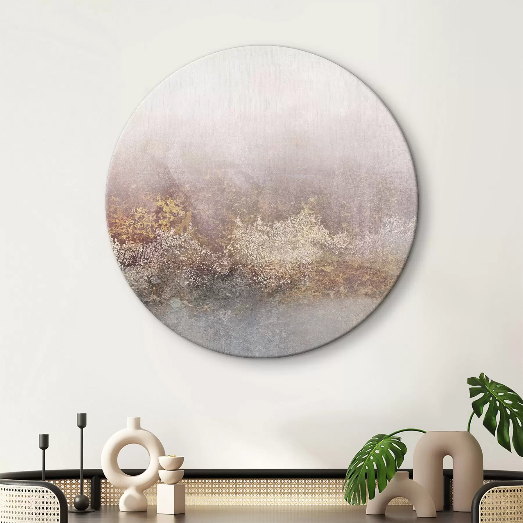 murales de pared Textura de piedra con oro r35847