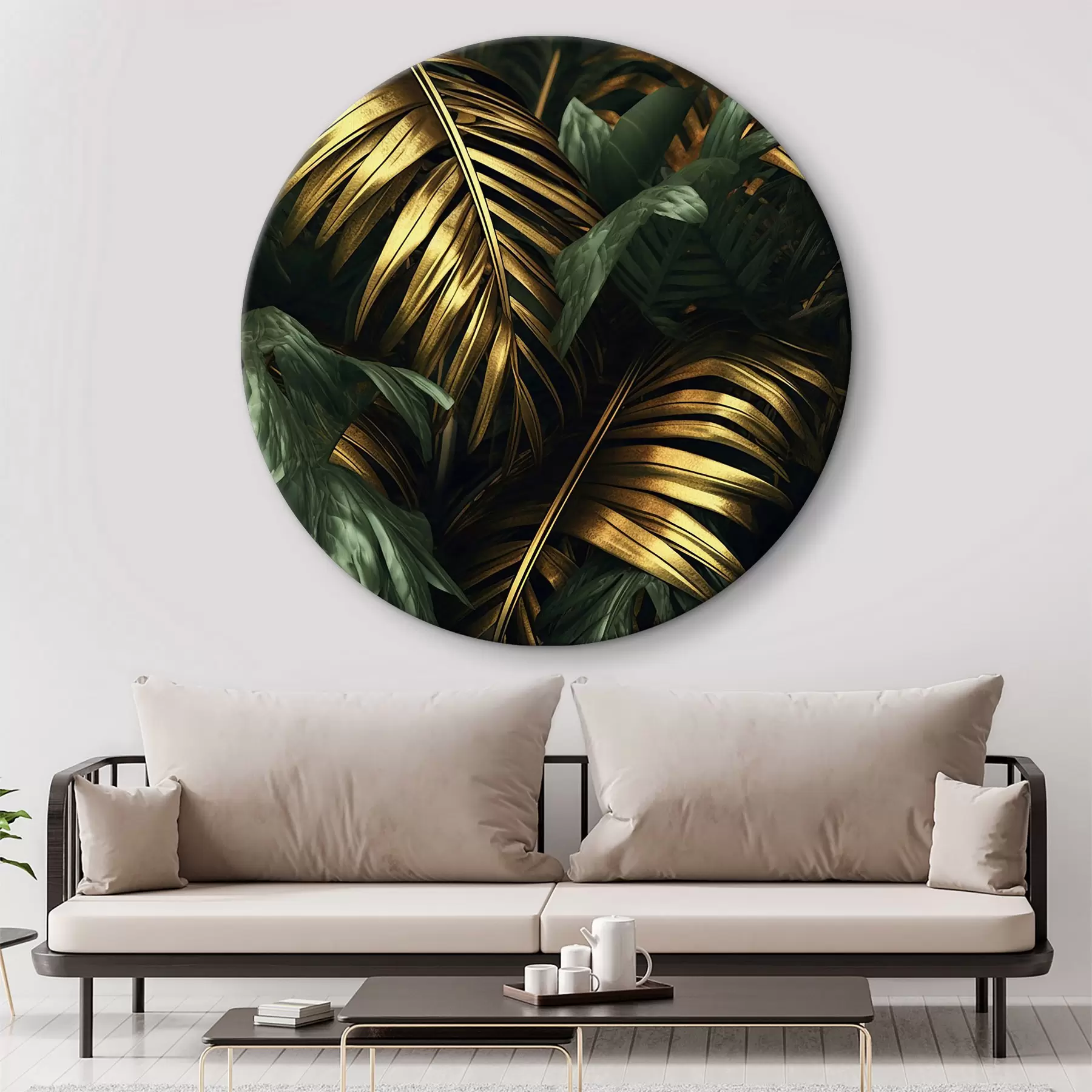 murales de pared Hojas tropicales r36293