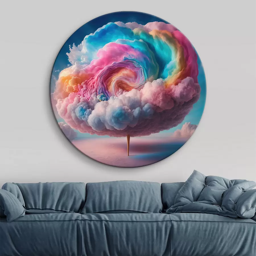 murales de pared Nubes arco iris r36698