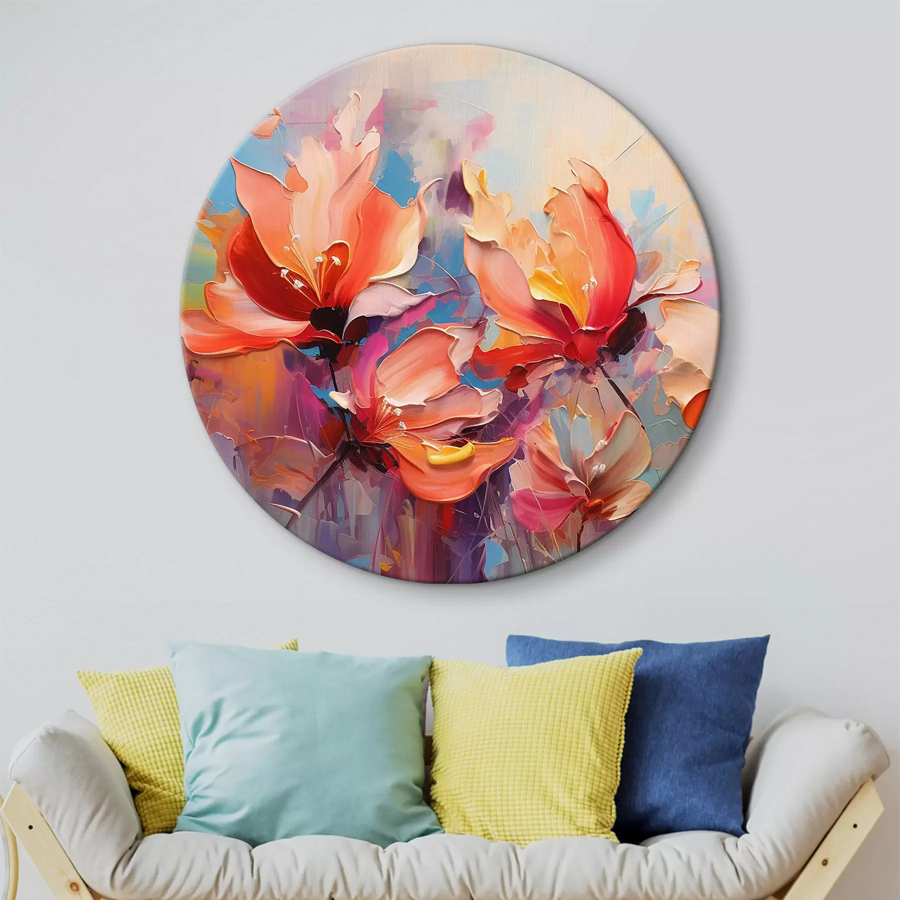 murales de pared Flores de acuarela r37535