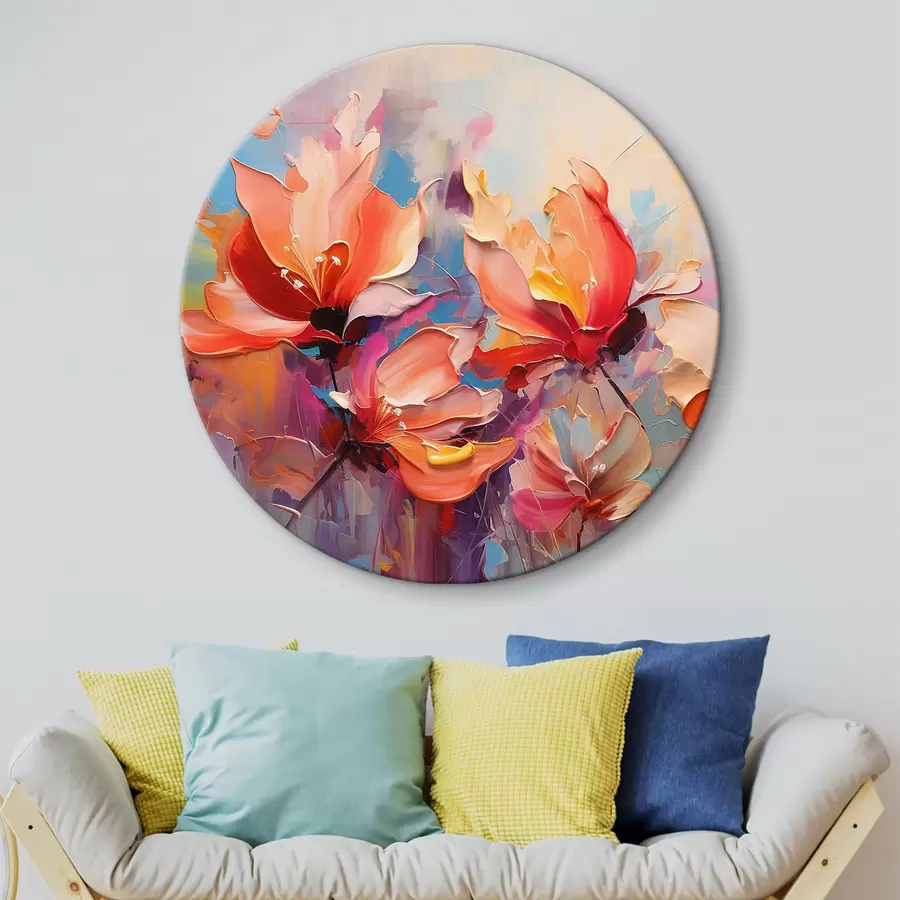 murales de pared Flores de acuarela r37535